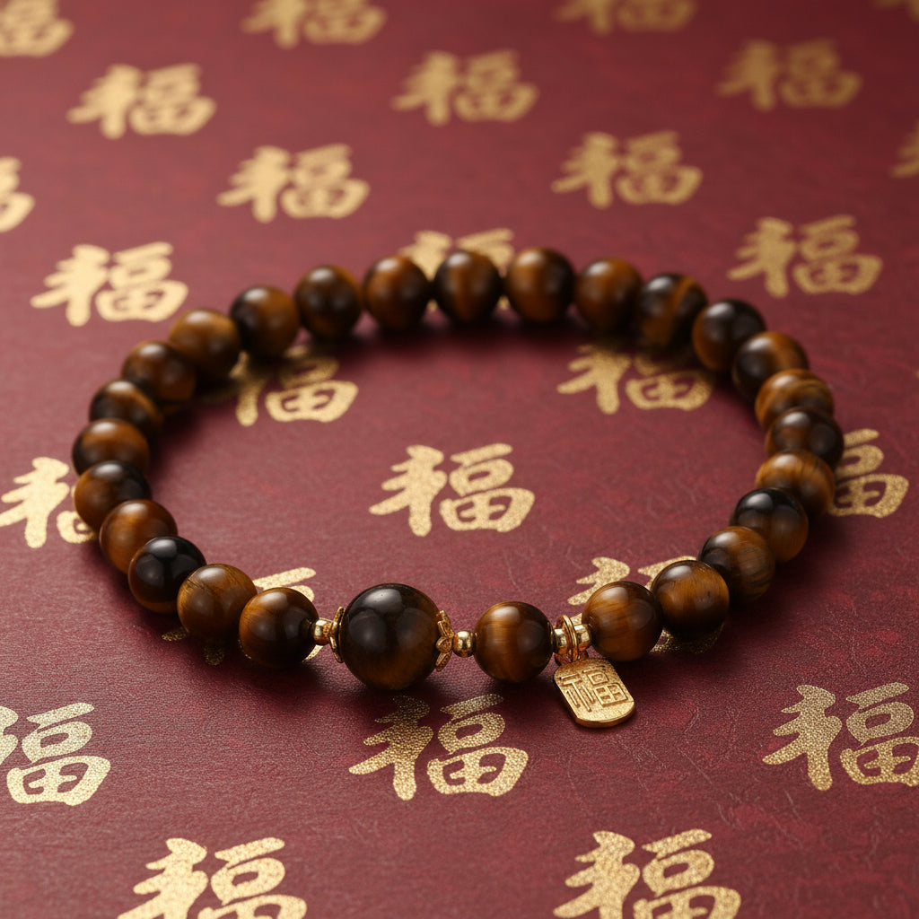TIGER EYE FORTUNE BRACELET S925 STERLING SILVER