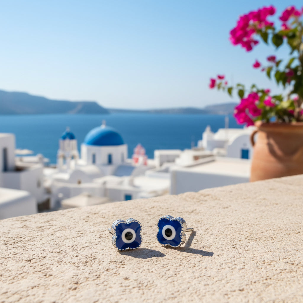 MIDNIGHT BLOOM S925 STUDS