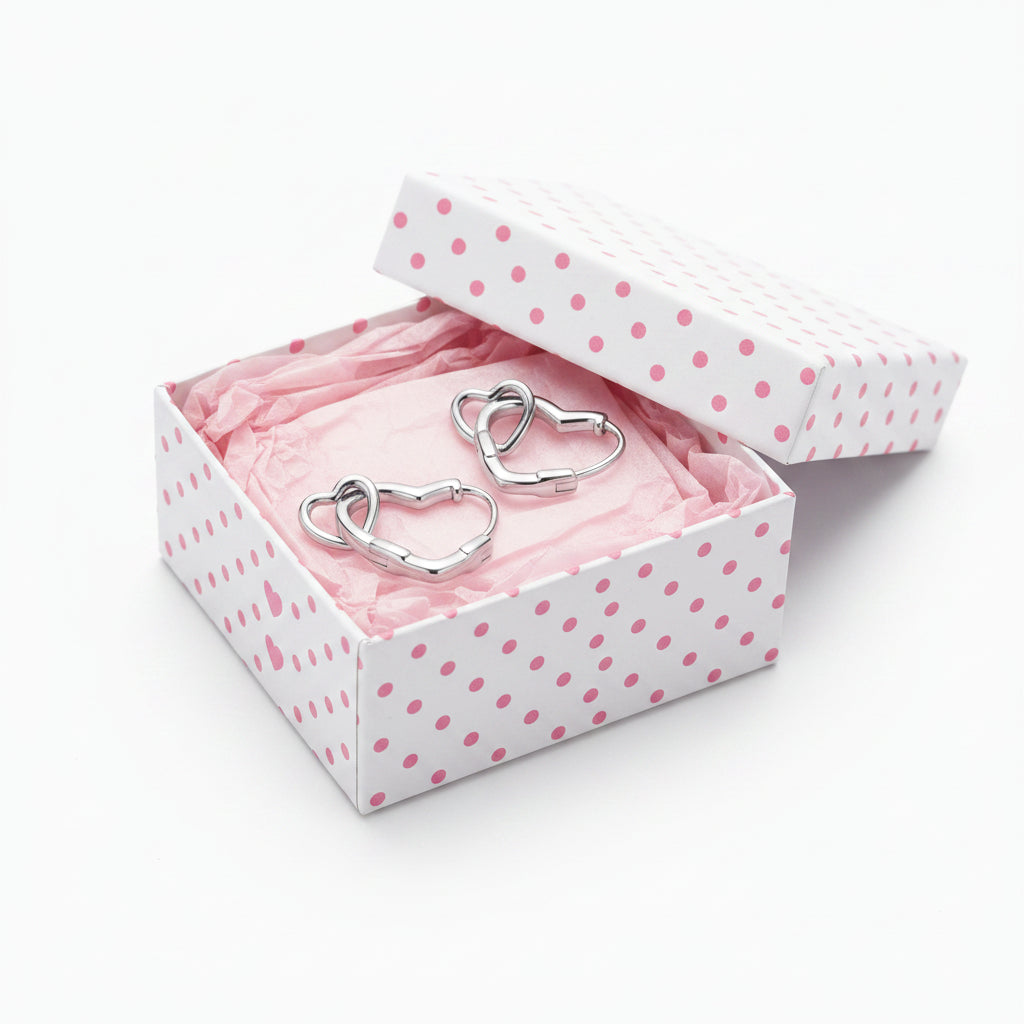 DOUBLE HEART EARRING