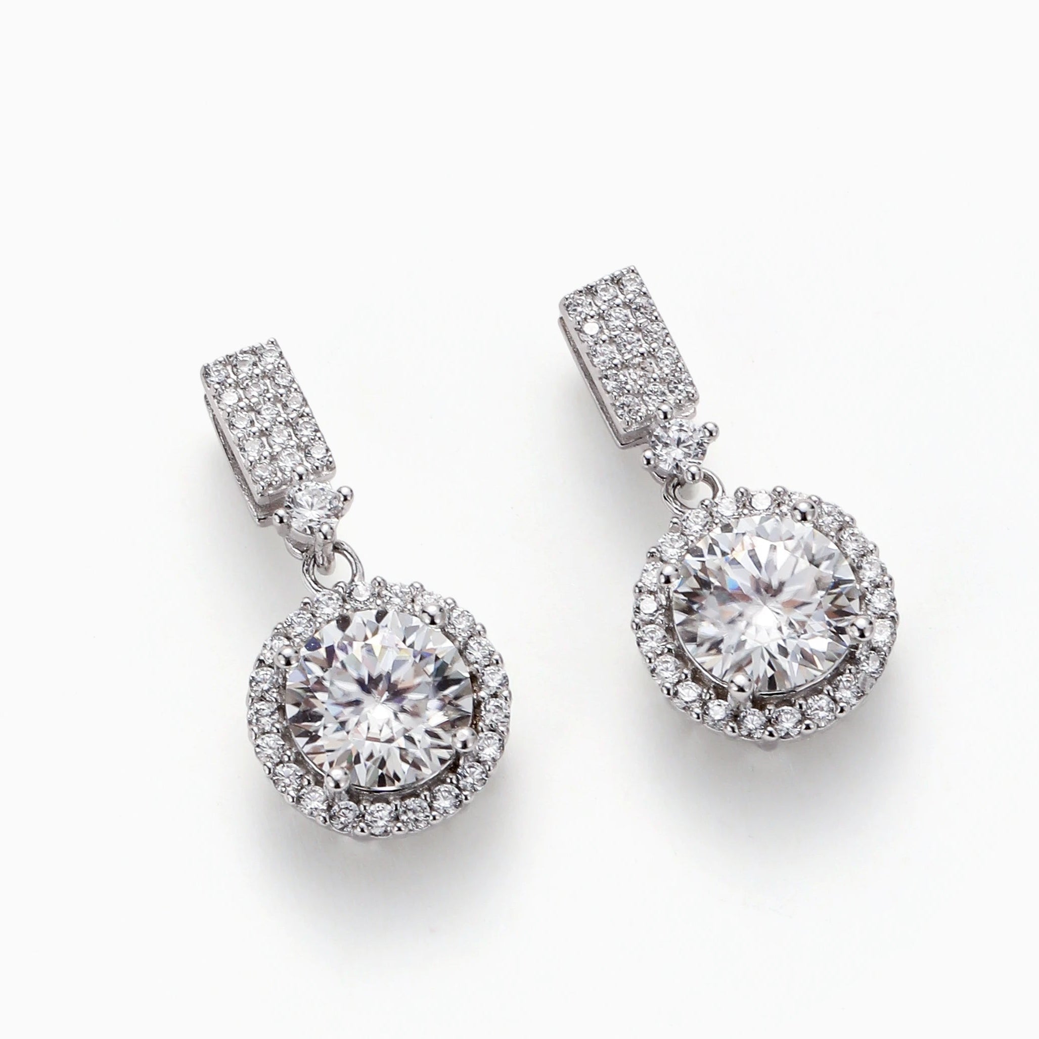 CLASSIC MOISSANITE DROP EARRINGS