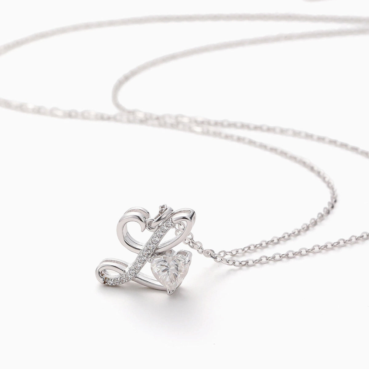 LETTER D'AMOUR CHARM NECKLACE