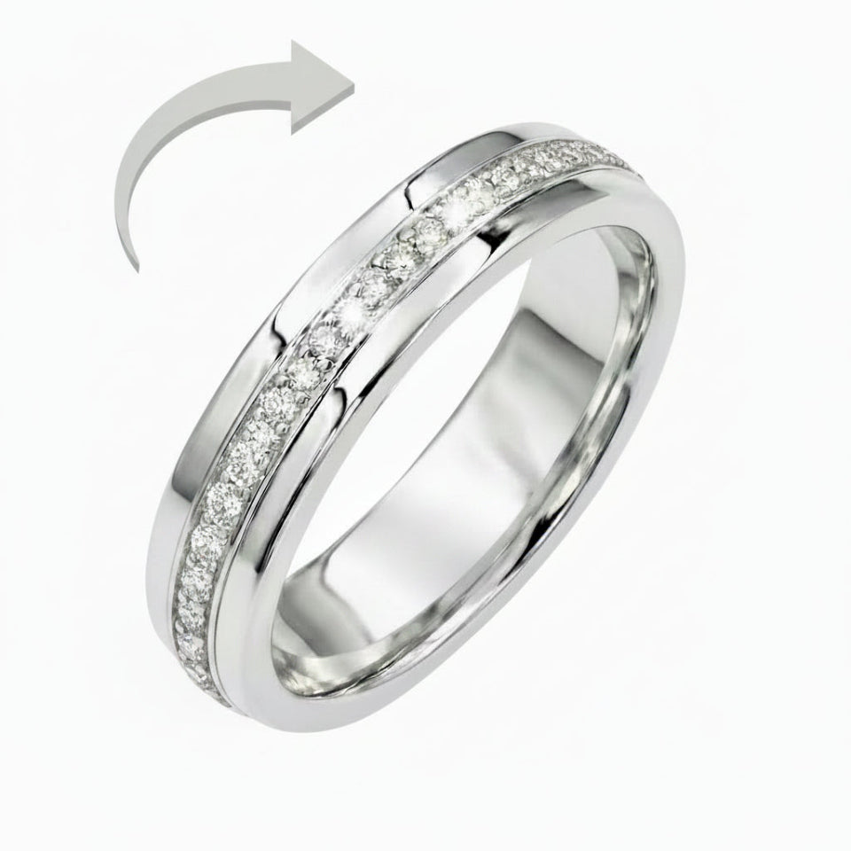 THE ORIGINAL ENERGY STONE SPINNER RING