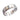 SEVEN OM SILVER MEDITATION SPINNER RING, NARROW BAND