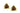 Trillium Cut Garnet Vermeil Gold On Silver Earrings