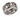 MAN IN NATURE SILVER MEDITATION SPINNER RING, FOREST CUTOUT DESIGN