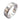 SEVEN OM SILVER MEDITATION SPINNER RING, NARROW BAND