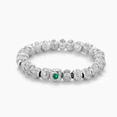 LASER CUT 925 sterling SILVER BEAD COMFORT RING