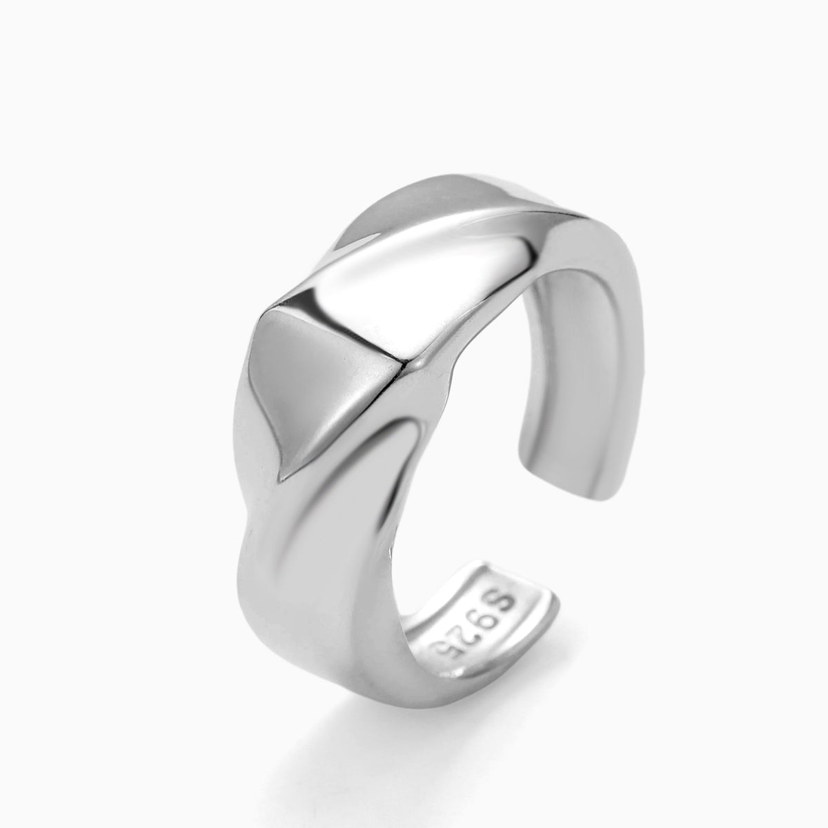 SCULPTED GEOMETRIC S925 UNISEX RING