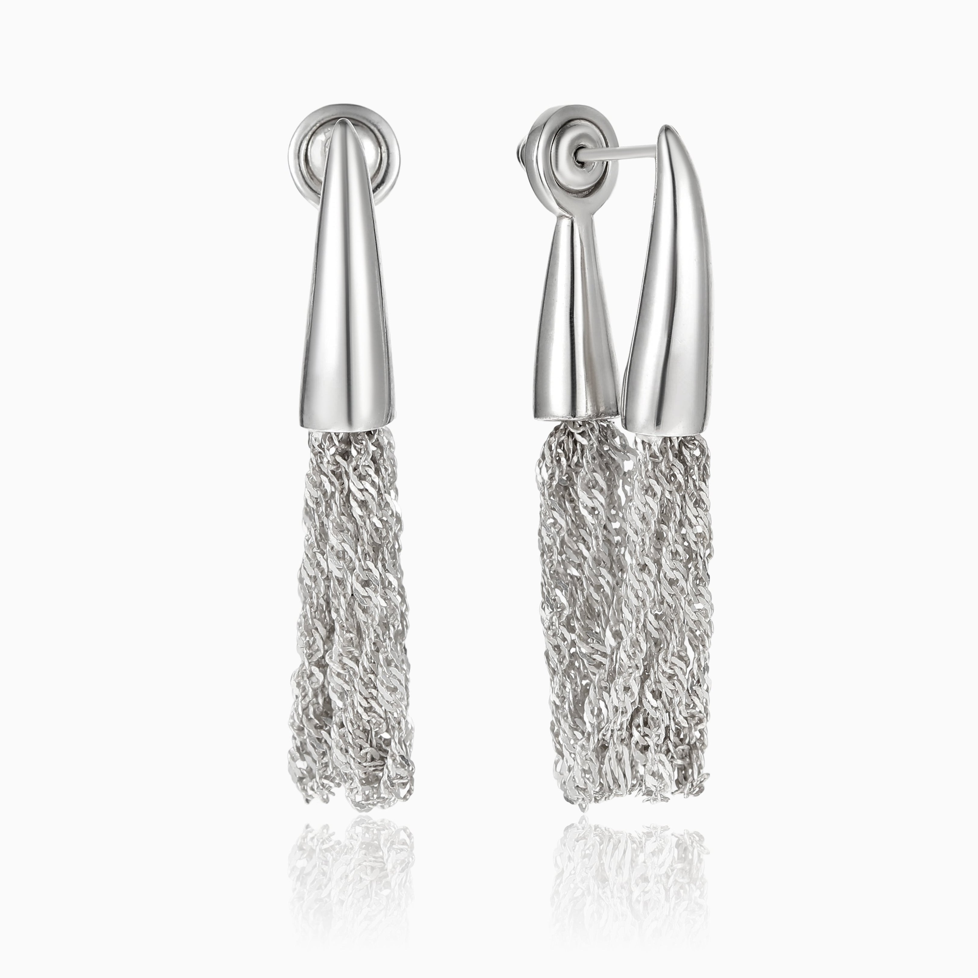 360 DEGREE FULL VOLUME TASSEL EARRINGS
