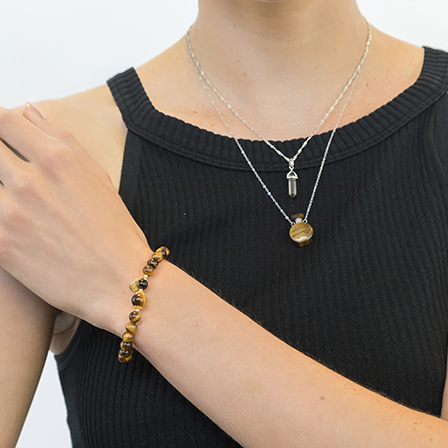 New Chinese Style Fu Charm bracelet worn on wrist, showcasing its retro vintage aesthetic as women's healing jewelry